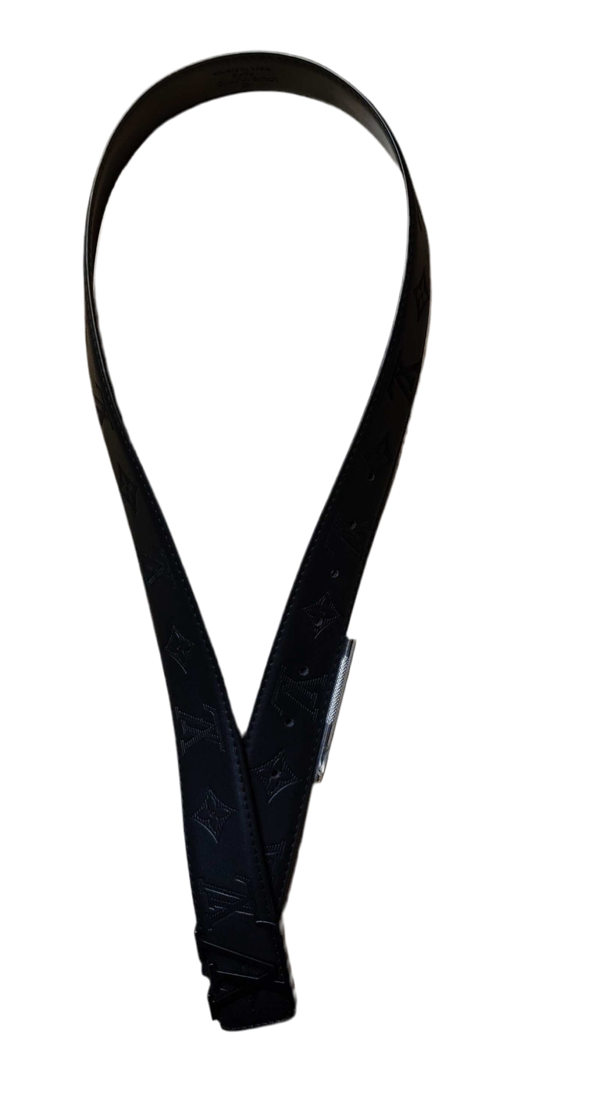 Lv Black Monogram Belt