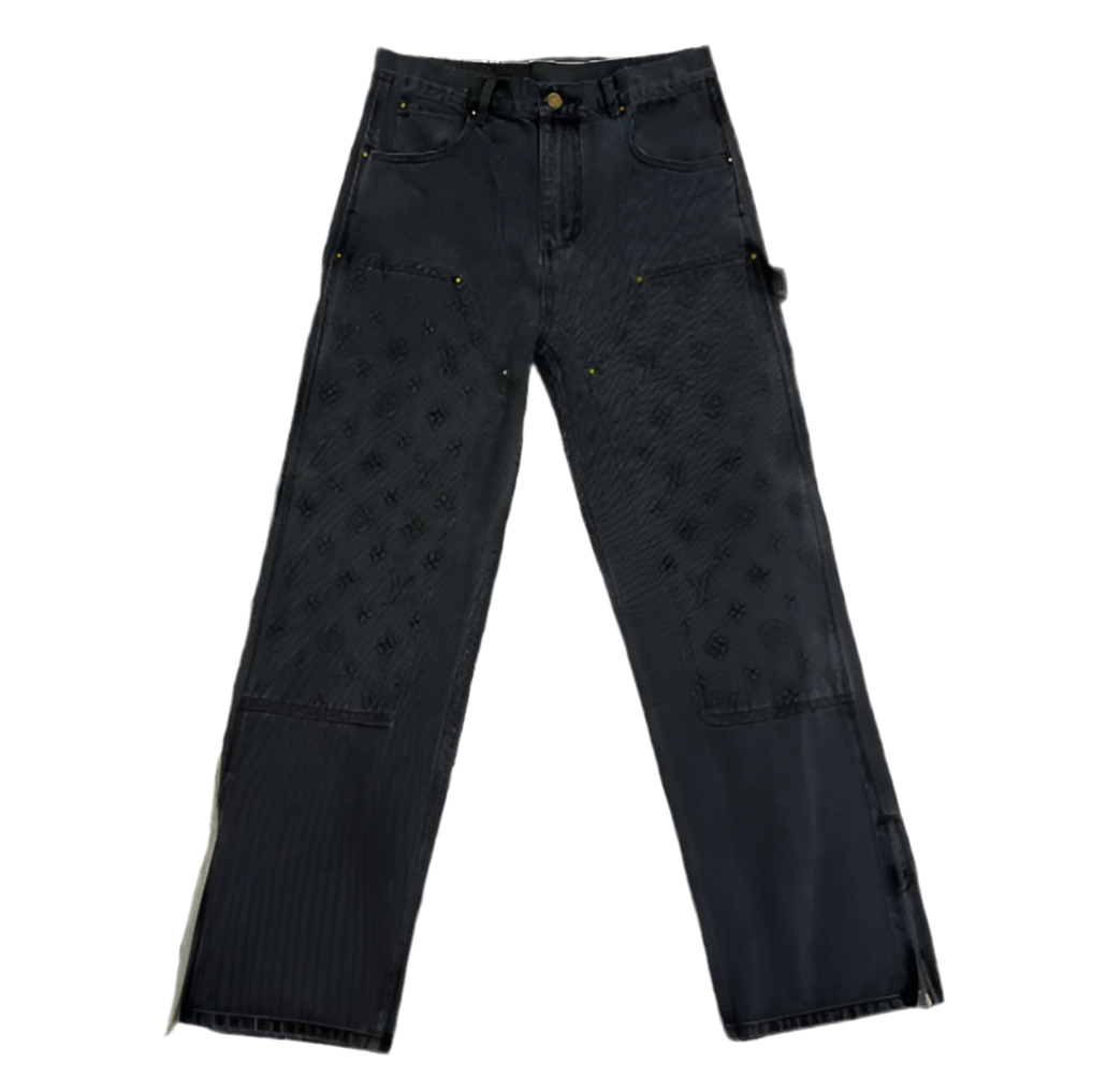 Black Lv Monogram jeans
