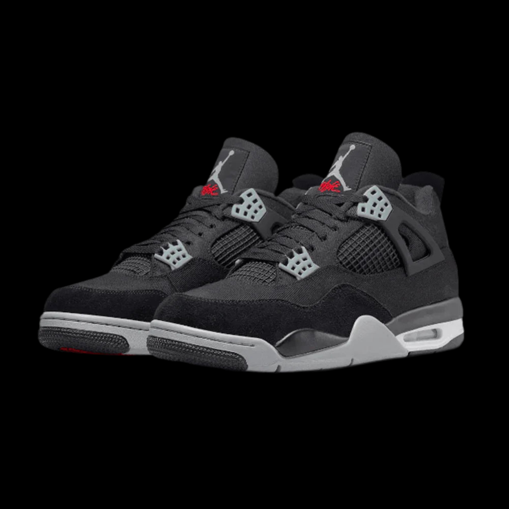 Jordan 4 Retro "Black Canvas"