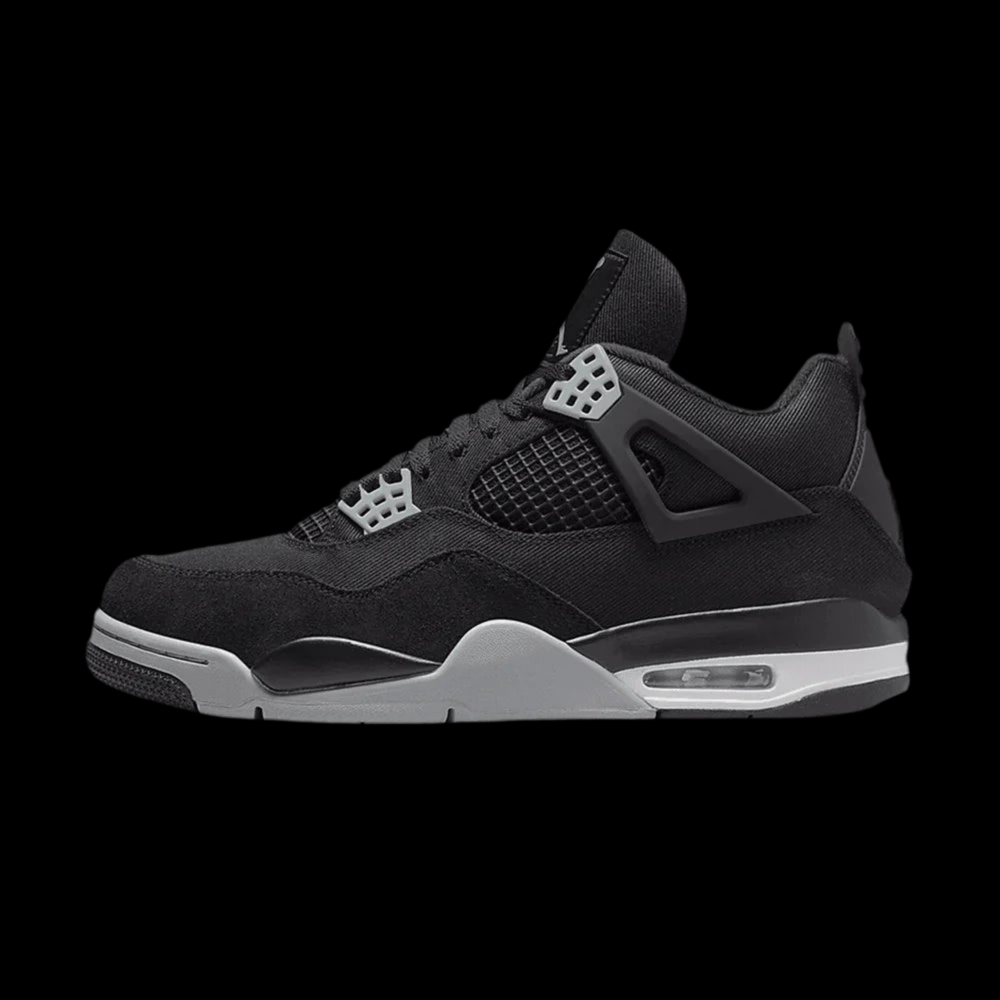 Jordan 4 Retro "Black Canvas"