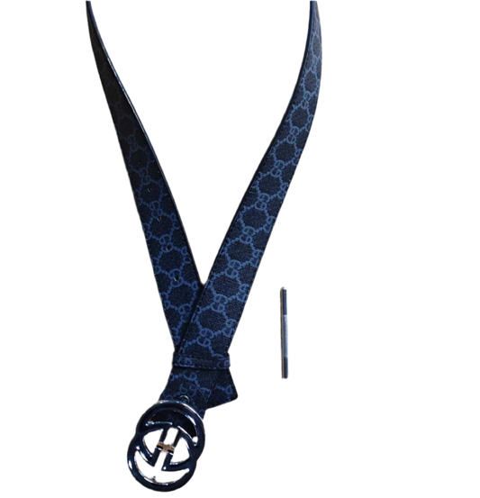 Gucci Black Belt/Silver Buckle