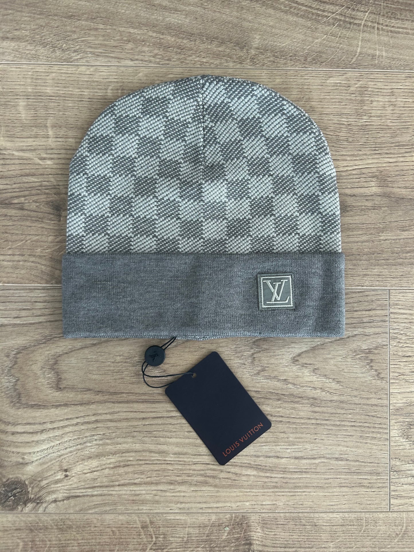 Grey Lv Beanie